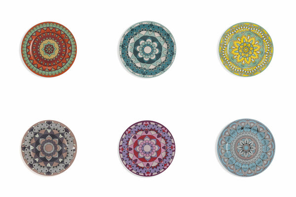 Set 6 Sottopiatti Piani Ø33x2 cm in Plastica Villa d'Este Home Tivoli Cala Saona sconto