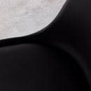 Set 4 Sedie 83x49x43 cm in Similpelle da Interno Nero