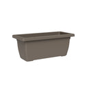 Vaso Rettangolare a Cassettone Outdoor Tera Tikal Sand 100x45 cm in Plastica Sabbia 