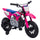 Moto Elettrica per Bambini 3+ Anni Licenza Honda CRF 450R 104x55x67 cm 12 V con Batteria al Litio e Sospensioni in ABS Rosa