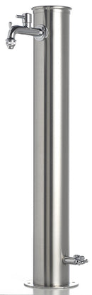 Fontana da Giardino con Doppio Rubinetto Belfer 42/ARRI Acciaio Inox