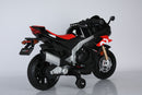 Moto Elettrica per Bambini 12V con Licenza Aprilia RSIV Small Nera