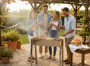 Set 3 Utensili per Barbecue in Acciaio Inox Lisa Luxury