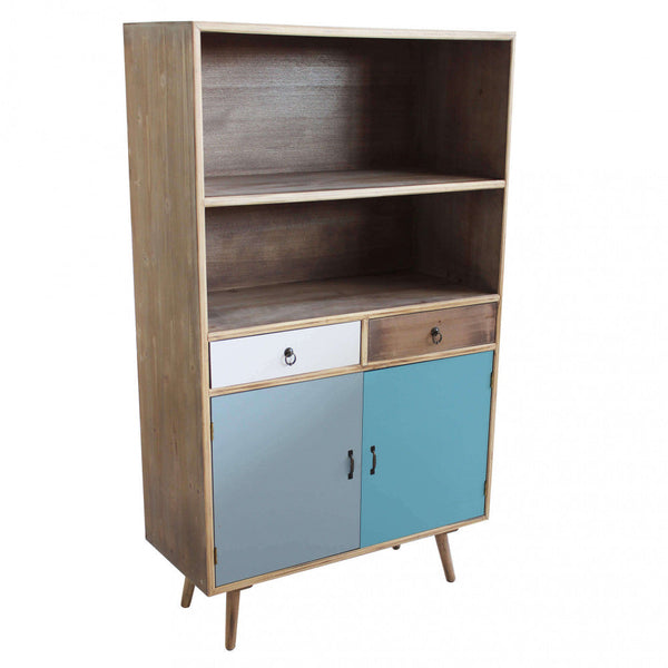 Mobiletto Barrie 80x35x140 h cm in Legno Multicolor sconto