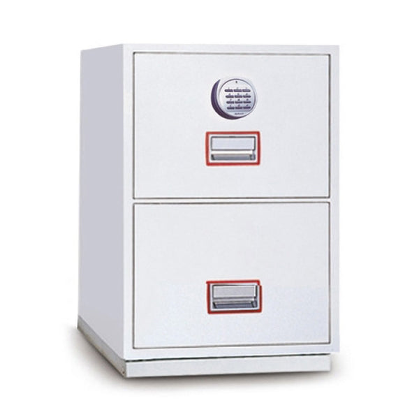 online Classificatore Ignifugo Serratura Elettronica 2 Cassetti Technomax - 787X528X675Mm