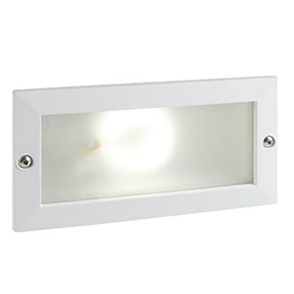 online Lampada Segna Passo Rettangolare da Incasso a Parete a LED 10W 3000K Sovil Bianco