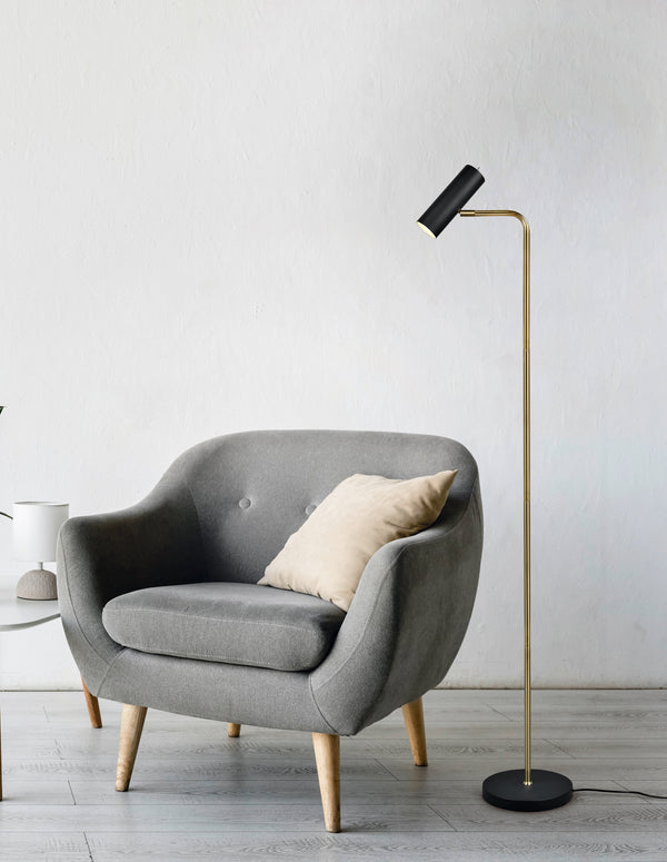 acquista Piantana da Interno a Led in Metallo Metallo Opaco