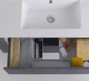 Mobile da Bagno Sospeso 100cm Mazzoni Gold Antracite