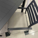 Sedia da Giardino 58x57xh88 cm in Alluminio Boston Antracite