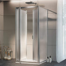 Box Doccia 3 lati 2 Ante Battenti in Cristallo Opaco 4-6mm H185 Fosterberg Skagen Trio Varie Misure