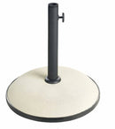 Base per Ombrellone da Giardino Ø41,5 cm in Cemento Bianco