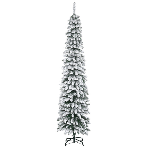 acquista Albero di Natale Artificiale Innevato 210 cm 490 Rami a 3 Sezioni Verde