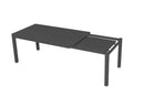 Tavolo Allungabile da Giardino 160/220x90xh76 cm in Alluminio Boston Antracite