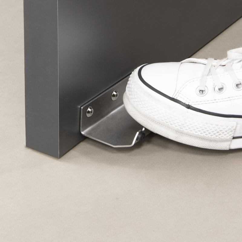 Kit 4 Apriporta senza Contatto a Pedale in Acciaio Inossidabile Emuca