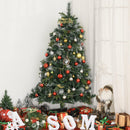 Albero di Natale Artificiale Innevato 180 cm 1077 Rami con Pigne  Pino Verde