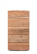 Cassettiera 5 Cassetti 70x45x130 cm in Legno Marrone