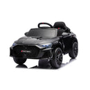 Macchina Elettrica per Bambini Licenza Audi RS 3 Sportback 12V Sedili in Pelle e Telecomando Nero