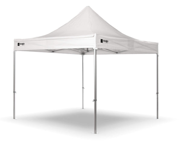 sconto Gazebo da Giardino 3x3m in Alluminio e Poliestere Bianco