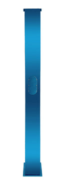 Doccia da Esterno Giardino Miscelatore e Lavapiedi Blu