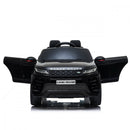 Macchina Elettrica per Bambini 12V con Licenza Land Rover Evoque Nera