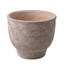 Contenitore Decorativo Disegni Rilievo Ø 23 H 21 cm