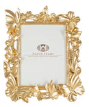 Cornice Oro Butterflies 24,5x4x30,5 cm in Poliresina e Vetro Oro
