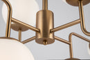 Lampadario Modern in Metallo Erich Ottone