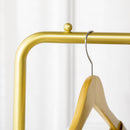 Appendiabiti da Ingresso 35x25x152 cm  in Metallo e Marmo Oro e Bianco