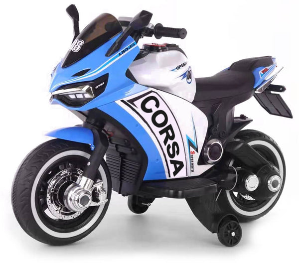 Moto Elettrica per Bambini 12V Miller Corsa Blu online