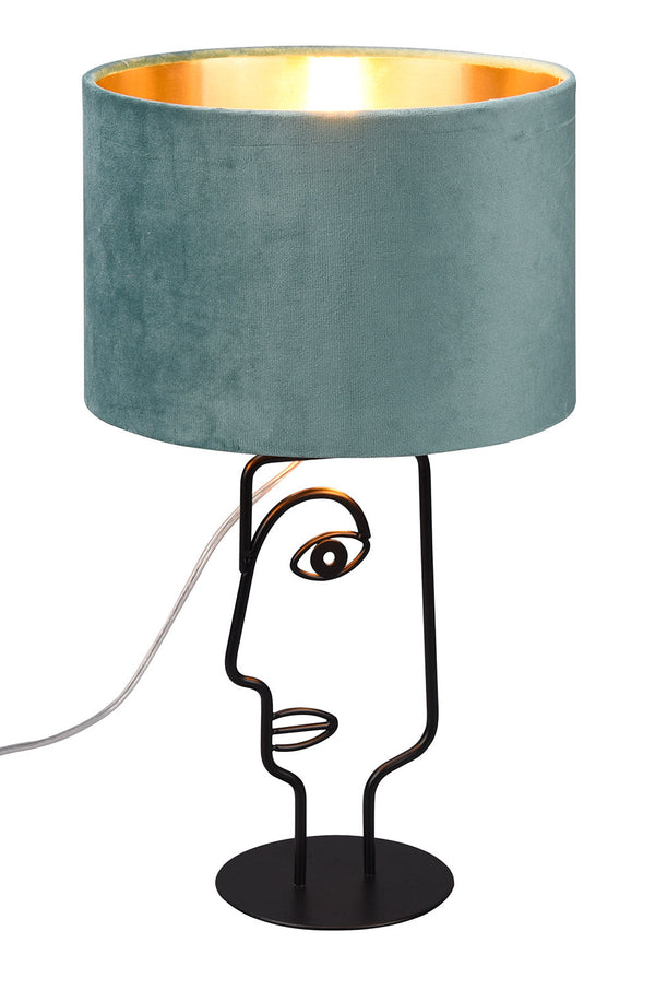 Lampada da Tavolo da Interno Attacco E27 in Metallo Nero online