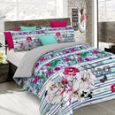 Copripiumino Matrimoniale Stampa sul Sacco e Federe Kio654