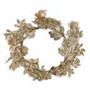 Coroncina plastica champagne cm Ø48