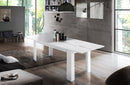 Tavolo Allungabile 90x140/190x75 cm Jesi Bianco Lucido