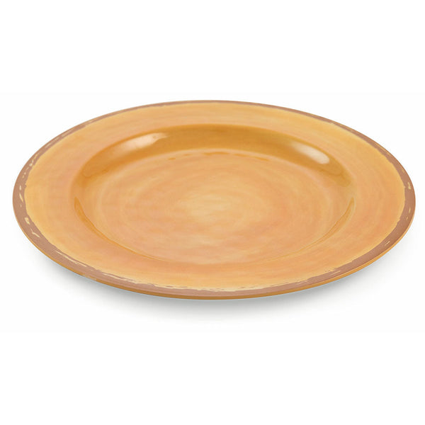 sconto Servizio Piatti Frutta 6 Pezzi in Melammina Ø 23cm Villa d'Este Baita Giallo