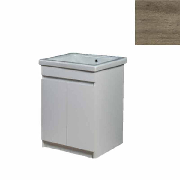 Mobile Lavatoio in Ceramica 2 Ante e Strofinatoio Integrato 60x50x86A cm Olmo Naturale acquista