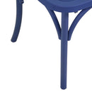 Sedia da Giardino in Plastica Cross Blu