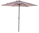 Ombrellone da Giardino Ø3 m Palo Ø38 mm in Ferro Telo in Poliestere Garden Tortora