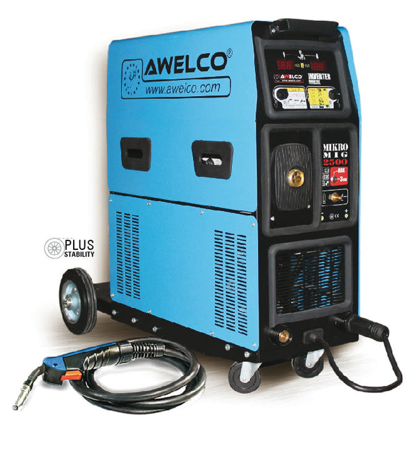 Saldatrice a Multiprocesso TIG MIG MAG MOG e MMA Inverter Awelco MikroMIG 2500 acquista
