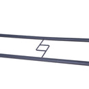 Tavolo da Giardino in Metallo e Vetro 140x80x70 cm  Champs