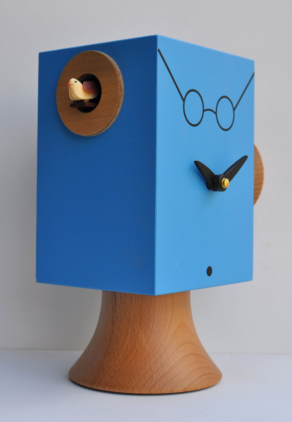 online Orologio a Cucù da Appoggio 15X24X11Cm Pirondini Italia Faccine J.Lennon Blu Chiaro