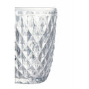Set 6 Bicchieri Acqua Diamond in Vetro VdE Tivoli 1996 Trasparente