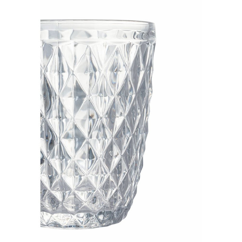 Set 6 Bicchieri Acqua Diamond in Vetro VdE Tivoli 1996 Trasparente