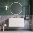 Mobile bagno sospeso 100 cm Bianco Seattle con Specchio Bonussi
