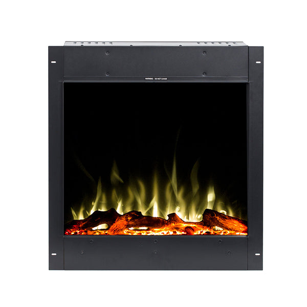 Camino Elettrico da Incasso 60x127x16,5 cm Effetto Fiamma 1500W Gangs 49 Nero prezzo