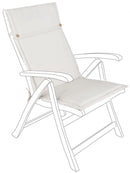 Cuscino Poly180 Naturale Schienale Alto in Tessuto per Esterno