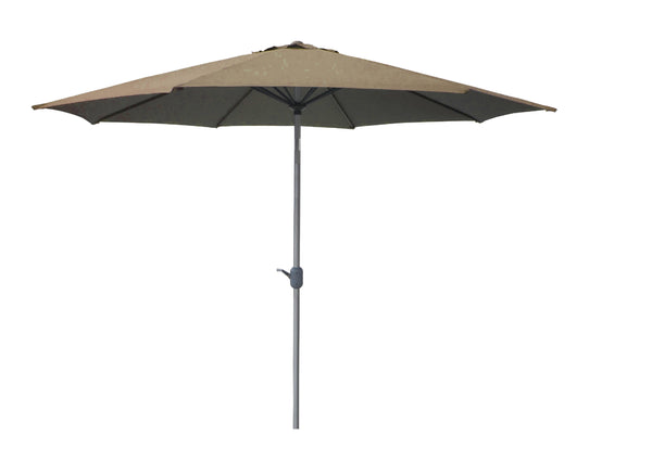 prezzo Ombrellone da Giardino Ø3x2,4 m Palo Ø38 mm in Acciaio Copertura Tortora