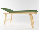 Lettino da Massaggio Visita Fisioterapia Fisso 2 Sezioni 190x70x75 cm 200Kg Verde