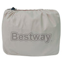 Materasso Gonfiabile Singolo Floccato 215x152x60 cm in Vinile Bestway 67397 Airbed Royal Panna