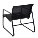 Set Salotto da Giardino Divano 2 Poltrone e Tavolino in Metallo Jewell Antracite