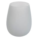 Set 6 Bicchieri Acqua Effetto Frosted Happy Hour Stones in Vetro VdE Tivoli 1996 Grigio